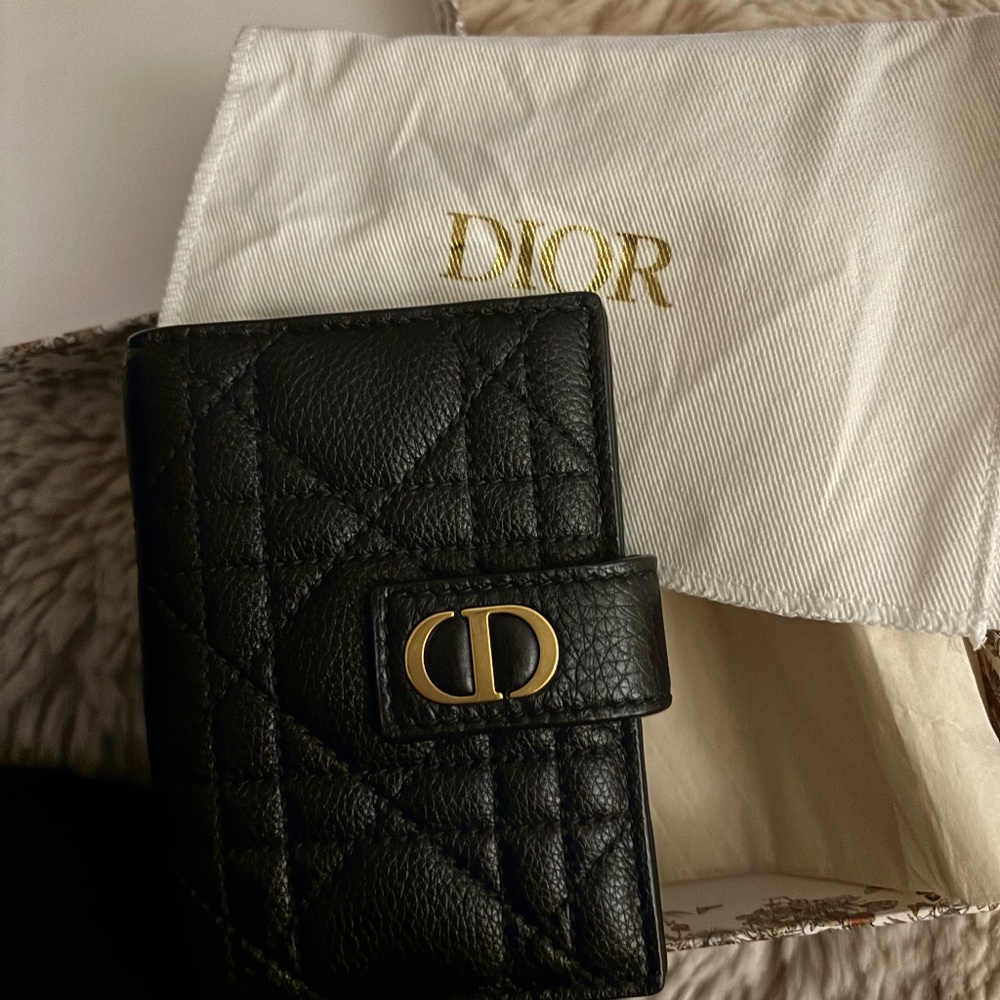 Dior Leather Card Wallet